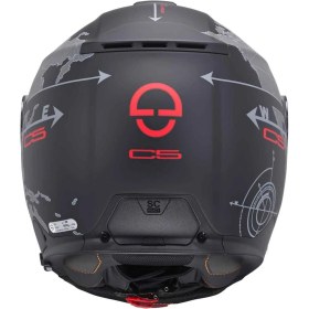 Resim Schuberth Schubert C5 Globe Black Çene Açılır Motosiklet Kask 