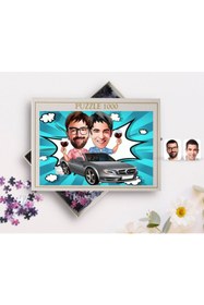 Resim Bk Gift Kişiye Özel Kankalar Karikatürlü 1000 Parça Profesyonel Puzzle-1 