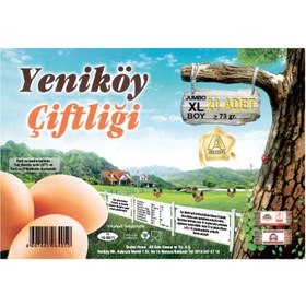 Resim Yeniköy Çiftliği Yumurta XL Boy 20'li 