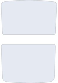 Resim Tesla Model Y 2 Adet/ Buz Kristal Güneşlik Araba Çatı Ön Ve Arka Sunroof Gölge Bej 