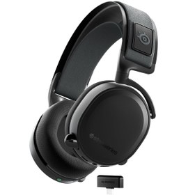 Resim SteelSeries Arctis 7P+ PS5 Wireless Gaming Kulaklık - Kayıpsız 2,4GHz - PS 3D Audio Destekler - Siyah 