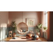 Resim Venspor Modern ve Şık Oturma Odası Arkaplanı, 200x150cm, Fon, Duvar Örtüsü 
