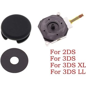 Resim Flybuy Plastik Thumbstick Ve Kap Seti İçin 2ds, 3ds, 3ds Xl, Yeni 3ds, 3ds Xl İçin Işık Mor Distribütör Garantili 