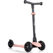 Resim Wellgro Işıklı 3 Tekerli Yükseklik Ayarlı Scooter Pembe 