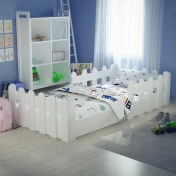 Resim Tulip Life Montessori Karyola Beyaz (90 x 190 Cm) Yatak Uyumlu Çocuk Yatağı 205 