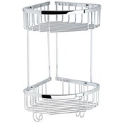 Resim System Krom Köşe İkili Duş Rafı (BA3014 045 CR) 