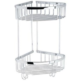 Resim System Krom Köşe İkili Duş Rafı (BA3014 045 CR) 