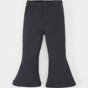 Resim DeFacto Kız Bebek İspanyol Paça Beli Lastikli Fitilli Kaşkorse Basic Düz Tayt Z4739A224AUAR1 Antrasit 