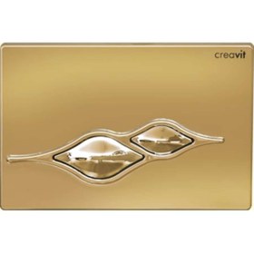 Resim Creavit Altın Boyalı Rezervuar Kumanda Paneli Buton GP1006.00 
