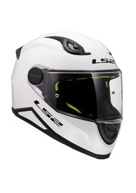 Resim Ls2 Kıd Çocuk Fullface Motosiklet Kaskı Beyaz 