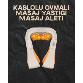 Resim Isıtmalı Elektrikli Masaj Aleti, Boyun, Sırt, Bel, Omuz ve Bacak Için Rahatlatıcı 