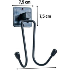 Resim Buffer Kendiliğinden Yapışkanlı Siyah Paslanmaz Metal Bornoz Ve Çok Renkli 