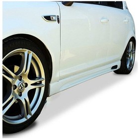 Resim Opel Corsa E Yan Marşpiyel Seti Mat Siyah Plastik 2 Adet 