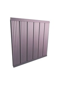 Resim Alüminyum Panel Radyatör Ekol 600x500 Ral 7016 Antrasit Gri 