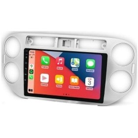 Resim Volkswagen Tiguan 2006-2016 Gri 8gb Ram 64gb Hafıza 8 Çekirdek Carplay Kamera Android Multimedya 9" 