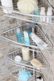 Resim Nova Prima Alüminyum Raflı Yaylı Köşe Seti 4'lü N29 