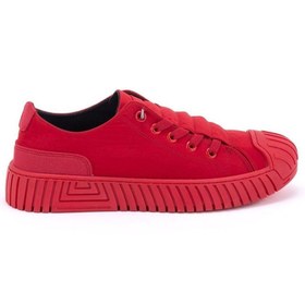 Resim GAMELU Kadın Vigor Kırmızı Keten Ortopedik Rahat Paraşüt Kumaş Yürüyüş Antreman Sneaker Günlük Spor Ayakkab 