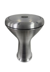 Resim Darbuka Düz Mat Gri Renk Tam Profesyonel Döküm Üst Kalite Beyaz F 