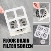Resim 10 adet Plastik Drenaj Filtresi, Saçların Tıkanmasını ve Banyo ve Mutfak Lavabolarını Tıkanmasını Önlemek İçin Tıkanıklık Önleyici, Banyo ve Mutfak Lavaboları İçin Gerekli Banyo Aksesuarları 