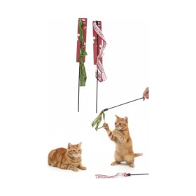 Resim Aesco Yılbaşı Temalı Kedi Oyun Oltası 