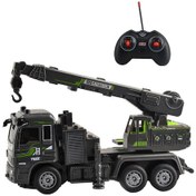 Resim Suntek 1:32 Rc Araba Oyuncak 6wd Elektrikli Mühendislik-vinci 