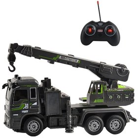 Resim Suntek 1:32 Rc Araba Oyuncak 6wd Elektrikli Mühendislik-vinci 