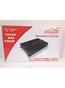 Resim Audiomax Audıomax MX535 4 Kanal 3000 Araç Ses Sistem Amfisi 