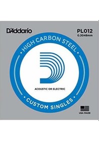 Resim Pl012 Elektro Ve Akustik Tek Tel Plain Steel 012 