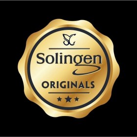 Resim Solingen Orijinal Solingen Pratik Kullanım Meyve Sebze Soyucu Simli Kırmızı 