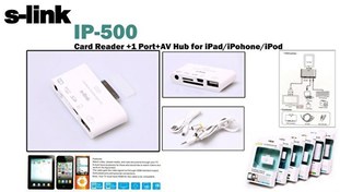 Resim S Link Ip 500 İpod İphone İpad 5İn1 Av+Kamera Kablosu / S Link S-Link