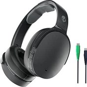 Resim Skullcandy Hesh ANC kulak üstü gürültü önleyici kablosuz kulaklık, şarj kablosu, 22 saat pil, mikrofon, iPhone Android ve Bluetooth cihazlarıyla çalışır - gerçek siyah 