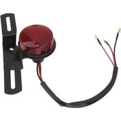 Resim Youtek Harley Uyumlu Cafe Racer Motosiklet Arka Fren Ve Dur Işık Lambası - Kırmızı 