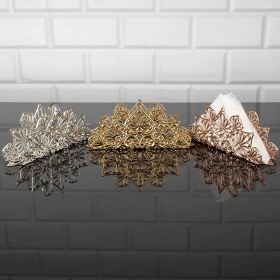 Resim Zeyve Endam Üçgen Peçetelik Bronz 