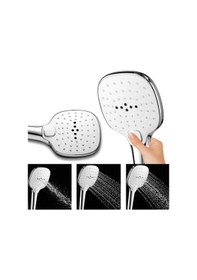 Resim 2 Fonksiyonlu Krom Duş Başlığı Gümüş 