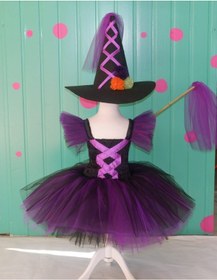 Resim Kara Kedi Kostüm Evi Mor 