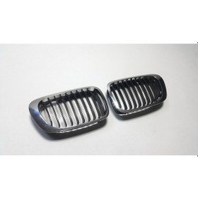 Resim Bmw 3 Serisi E46 Coupe Cabrio Böbrek Panjur Seti Krom 