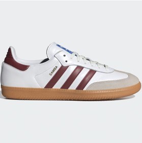 Resim adidas Samba OG Mens Sneaker Erkek Günlük Spor Ayakkabı Beyaz Kırmızı 