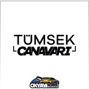 Resim OkyayWorks Tümsek Canavarı Sticker - Siyah 