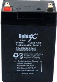 Resim Atex Lt-45 4V 5.5Ah Fener Aküsü 