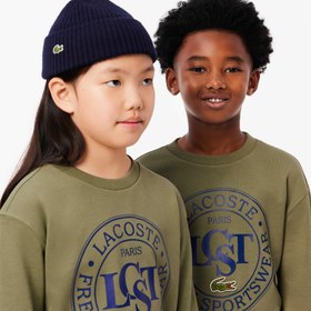 Resim Lacoste Classic Çocuk Haki Sweatshirt 