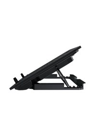 Resim Juo Ventus 5 Fanlı 2200 RPM LCD Ekranlı Led Aydınlatmalı Hız ve Yükseklik Ayarlı Gaming Oyuncu Notebook Soğutucu 