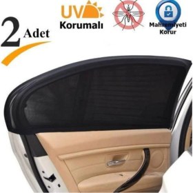 Resim Ankaflex 2 Adet Araba Araç Yan Cam Perdesi Güneşlik Gölgelik Güneş Koruyucu Arka Koltuk Perde Emzirme Örtüsü 