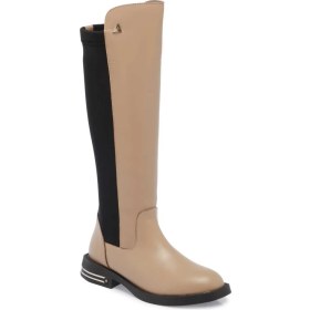 Resim Tergan Vizon Hakiki Deri Kadın Klasik Çizme - K24K1CM67660-A44 