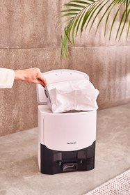 Resim Homend Alex Laser Power 1287H Toz Hazneli Moplu Halı Tanıyan Robot Süpürge 