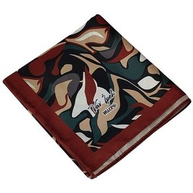 Resim Vav İpek Kadın Micro Twill Sport Desenli Eşarp Bordo 