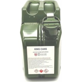 Resim King Can Metal Yakıt Bidonu 10 Litre 