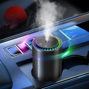 Resim Akıllı Araba Hava Spreyi, Yeni Koku Difüzörü, Yıldız Projektör ve RGB Sesle Etkinleştirilen, 5S Tam Koku Temizliği, 3 Mod Ayarı Otomatik Açma/Kapama, 50ML Yeniden Doldurulabilir Doğal Koku 135 Güne Kadar Sürer - Gardenya Kokusu 
