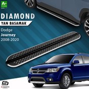 Resim S-Dizayn Dodge Journey Diamond Krom Yan Basamak 183 Cm 2008-2020 
