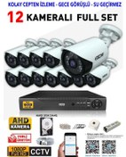 Resim Ids - 12 Kameralı 1080P Fullhd 5Mp Sony Lensli Kamera Seti - 2020 