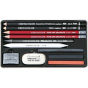 Resim Cretacolor Teacher's Choice Beginner Drawing Set 12 Profesyonel Karışık Çizim Seti 